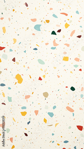 vertical terrazzo floor pattern background as mobile phone wallpaper
