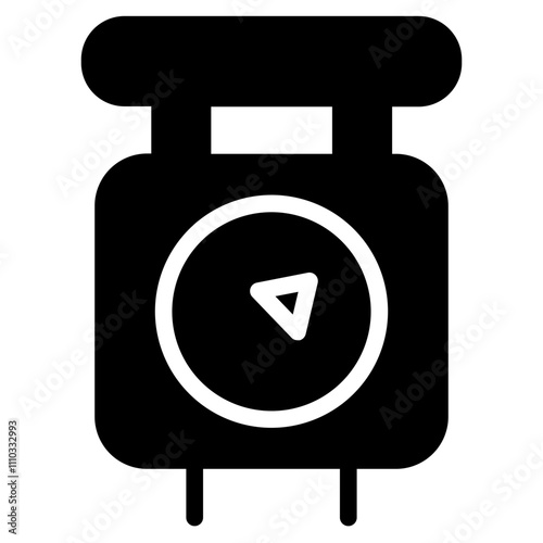 Kitchen Scales Utensil Glyph Icon