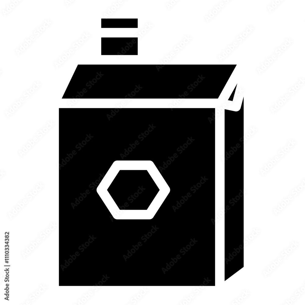 Beverage Box Drink Glyph Icon Beverage Box Drink Glyph Icon