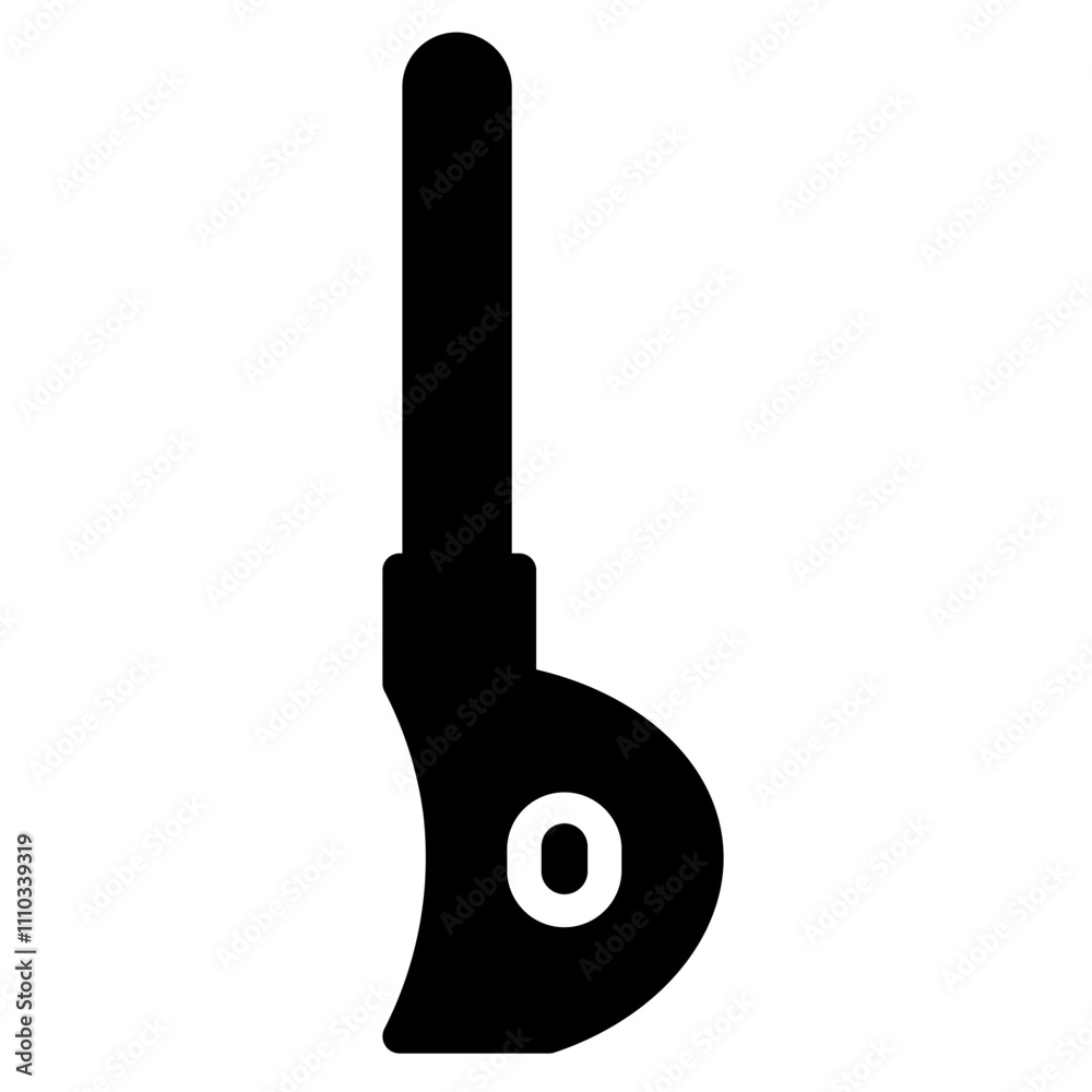 Blade Farming Tool Glyph Icon Blade Farming Tool Glyph Icon