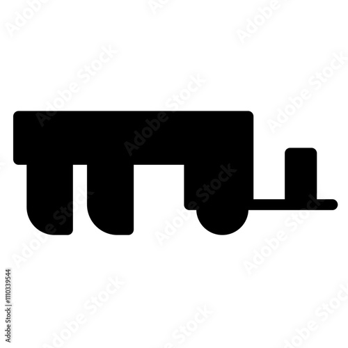 Gardening Landscape Plougher Glyph Icon