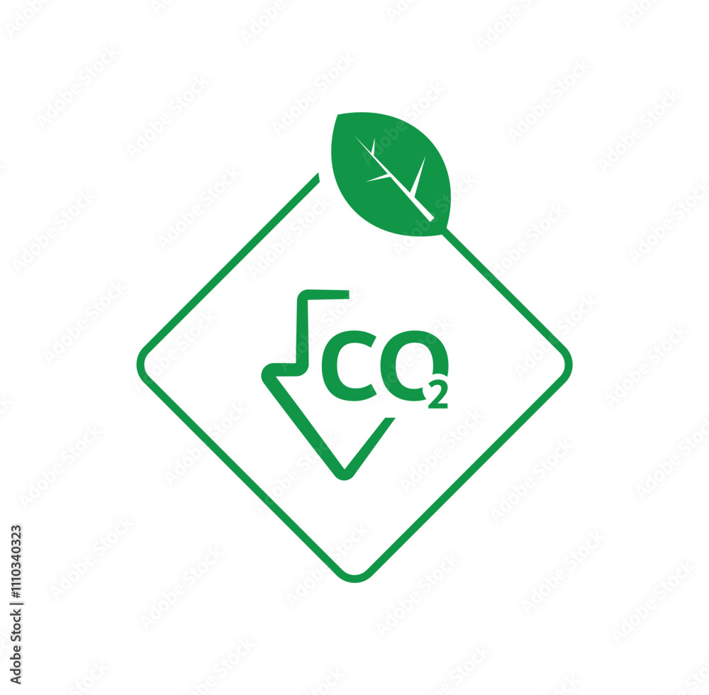 carbon neutral text information sign carbon neutral text information sign