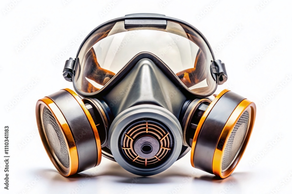 Isolated Respirator on a Clean Background for Medical, Health, and Safety Themes in Stock Photography, Ideal for Educational and Awareness Campaigns, Perfect for Presentations Isolated Respirator on a Clean Background for Medical, Health, and Safety Themes in Stock Photography, Ideal for Educational and Awareness Campaigns, Perfect for Presentations