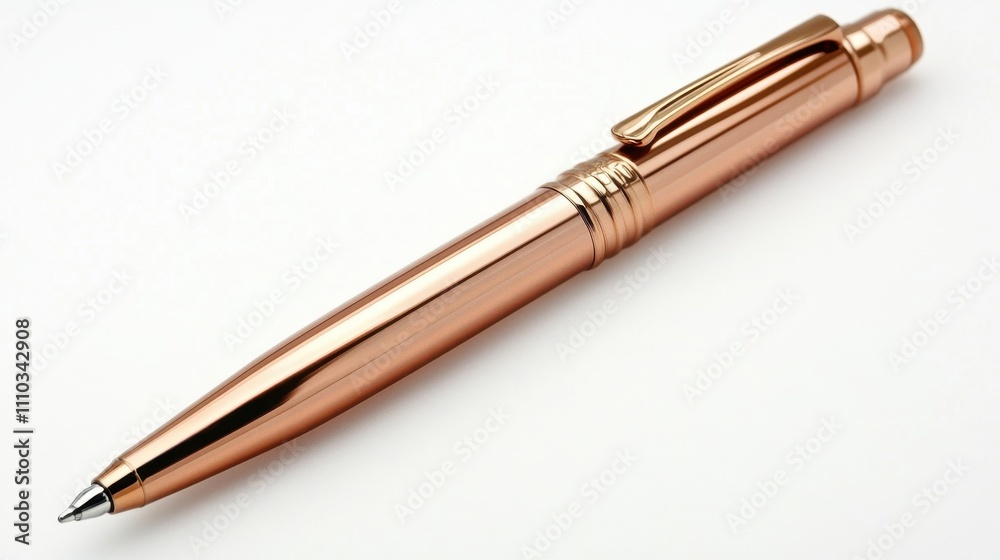 Elegant Rose Gold Metal Ballpoint Pen: A Luxurious Writing Instrument for Professionals Elegant Rose Gold Metal Ballpoint Pen: A Luxurious Writing Instrument for Professionals