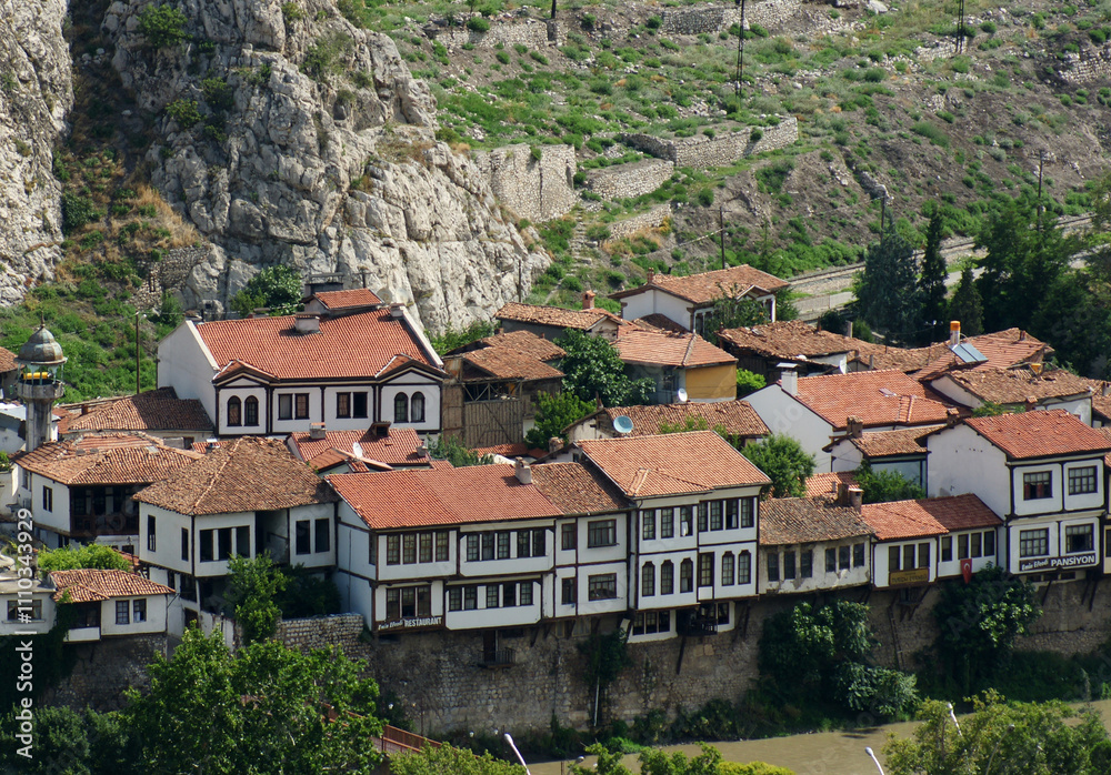 Obraz premium A view from Amasya, Turkey