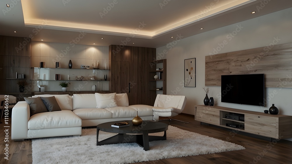 modern living room with fireplace modern living room with fireplace