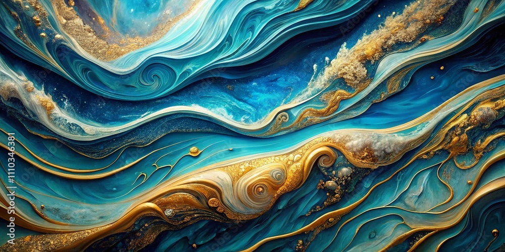 Luxurious Abstract Ocean Art: Elegant Swirls of Marble and Agate in Stunning Blue with Golden Accents for a Natural and Opulent Aesthetic Luxurious Abstract Ocean Art: Elegant Swirls of Marble and Agate in Stunning Blue with Golden Accents for a Natural and Opulent Aesthetic