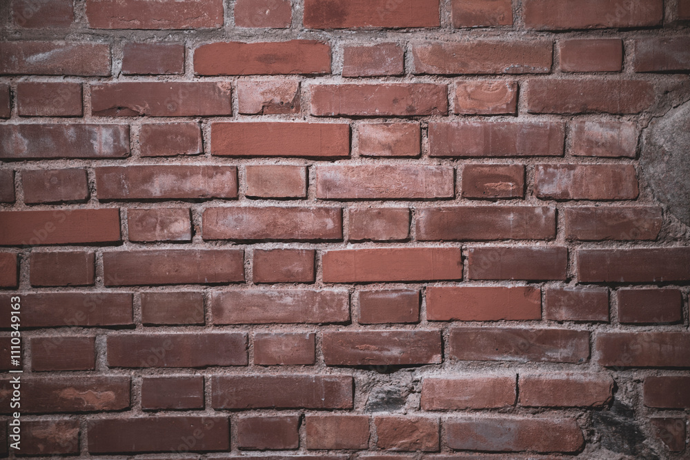 Fototapeta premium Red brick wall background