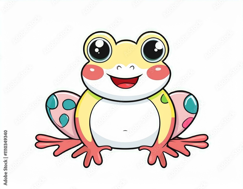 Frog isolated on white background, cut out Frog isolated on white background, cut out