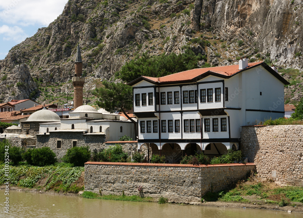 Fototapeta premium A view from Amasya, Turkey