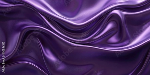 A royal purple background with smooth, flowing curves and light reflections, evoking elegance and nobility.