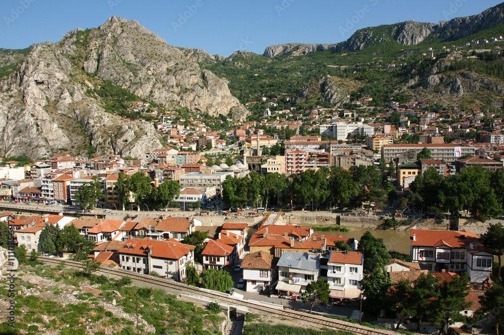 Fototapeta premium A view from Amasya, Turkey