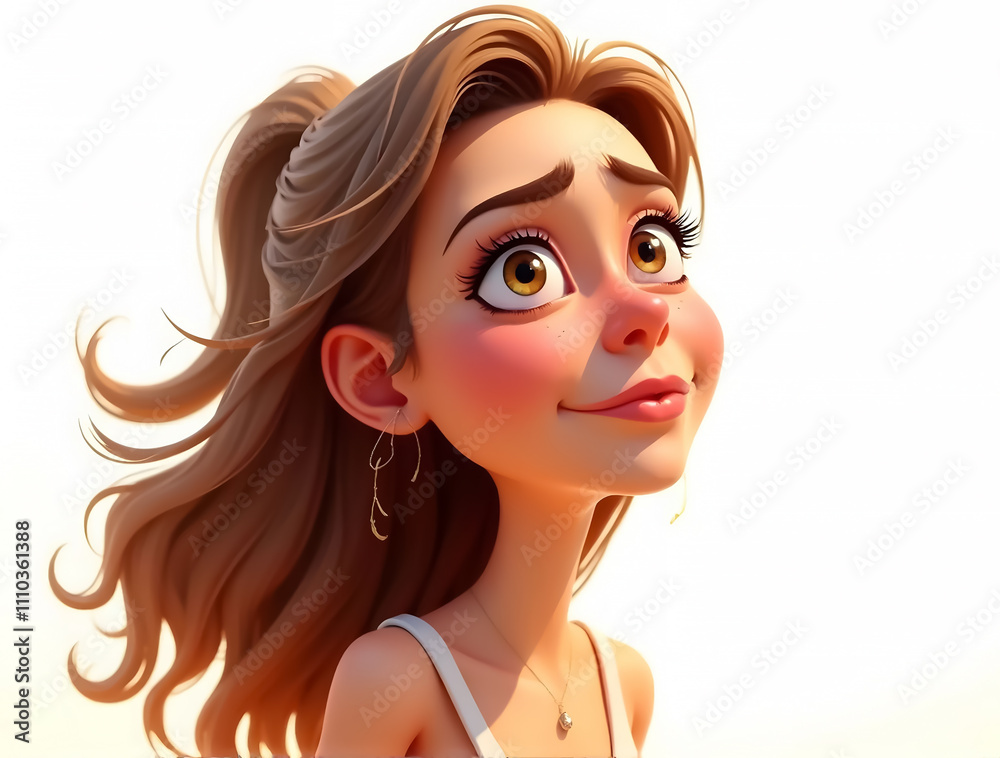 3D Illustration of a Woman Suffering from Heat Exhaustion During a Heatwave – Perfect for Health Campaigns 3D Illustration of a Woman Suffering from Heat Exhaustion During a Heatwave – Perfect for Health Campaigns