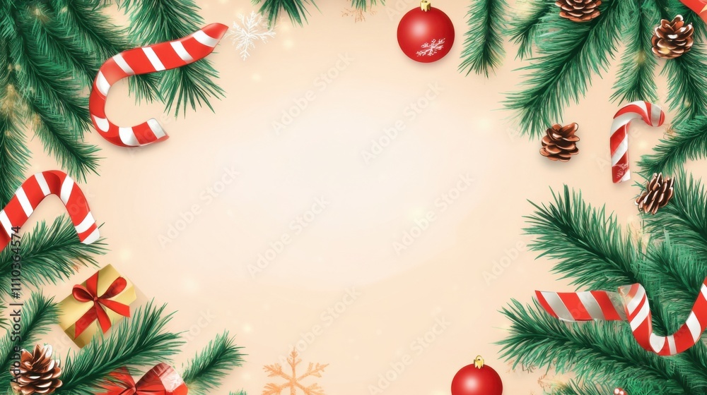 Christmas Themed Border Template Christmas Themed Border Template