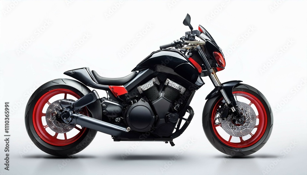 motorcycles on a white background motorcycles on a white background