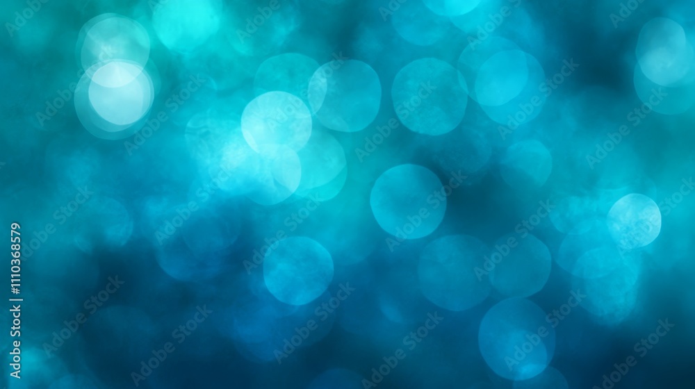 Teal Bokeh Background Abstract Blurred Lights Teal Bokeh Background Abstract Blurred Lights