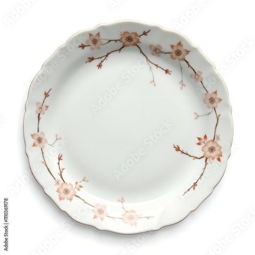 Imari porcelain Japanese plate with cherry blossom pattern.
Imari porcelain is said to be the oldest porcelain in Japan and is a traditional porcelain produced in Saga Prefecture. photo