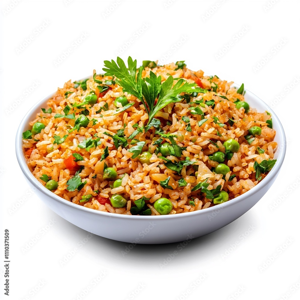 Mouth Watering Dirty Rice Side Dish in Macro Mouth Watering Dirty Rice Side Dish in Macro