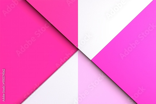 A clean diagonal split screen with one half in white and the other in soft pastel pink