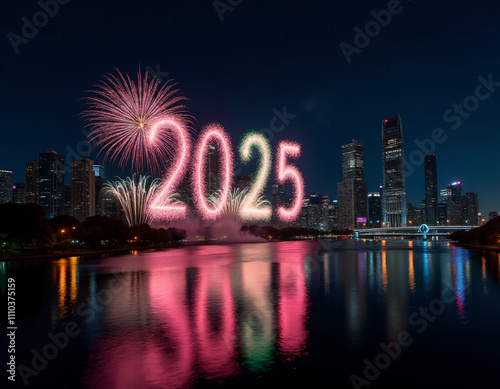 Celebrate 2025: Festive Fireworks, Balloons & New Year’s Artwork 