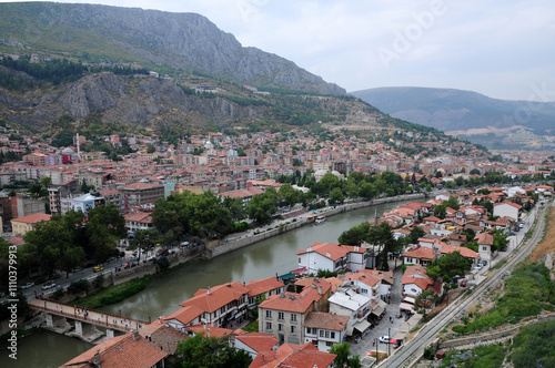 A view from Amasya, a historical city of Turkey photo