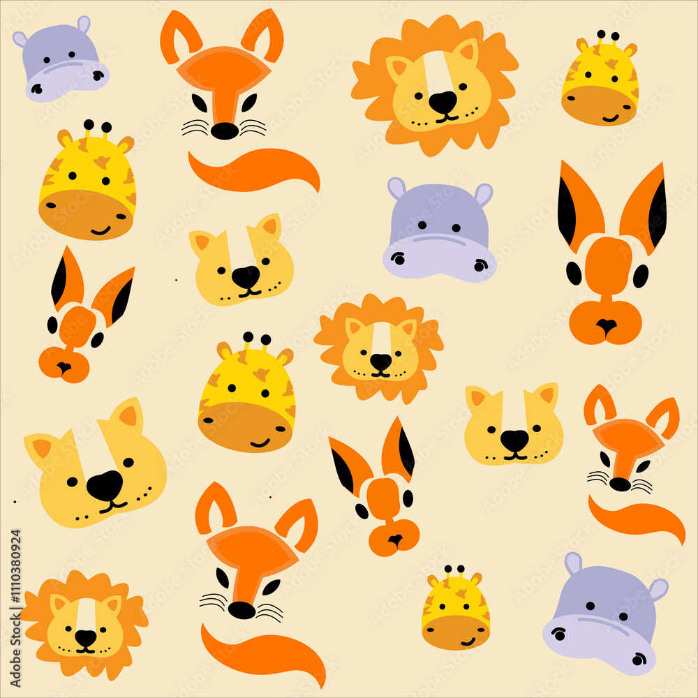 set of animals