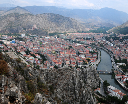 A view from Amasya, a historical city of Turkey photo