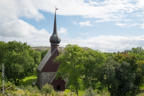 Alstahaug  Church from another view.