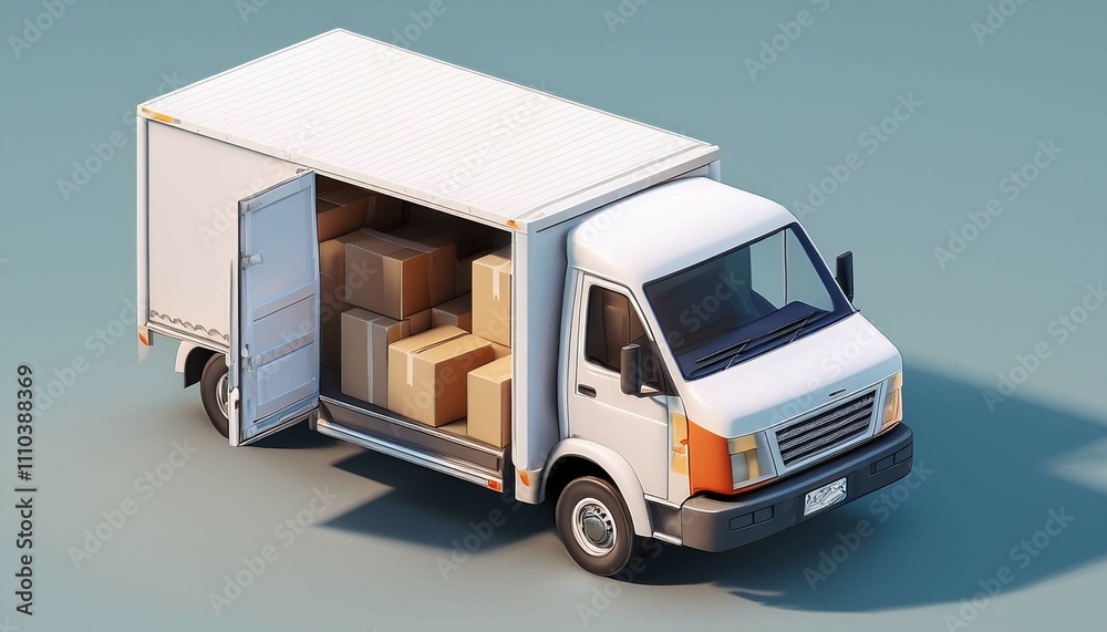 white truck on the road white truck on the road