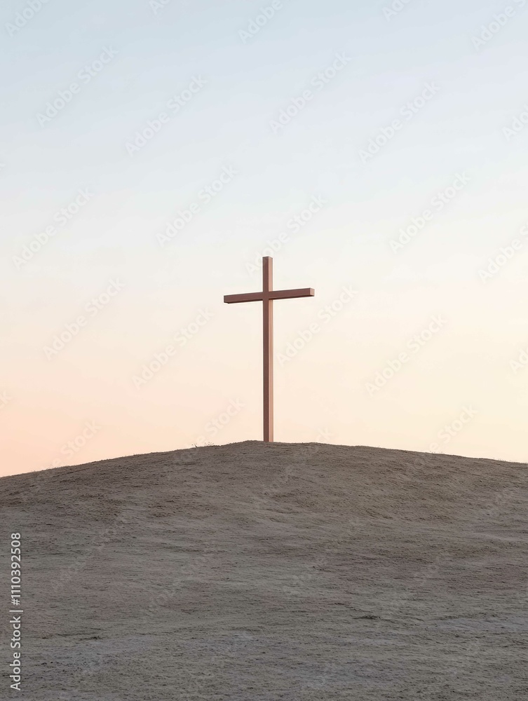 Cross Silhouetted in Golden Sunset
Cross Silhouetted in Golden Sunset