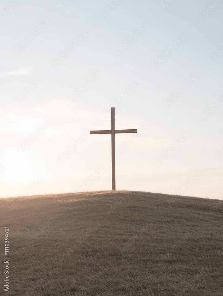Cross Silhouetted in Golden Sunset
Cross Silhouetted in Golden Sunset