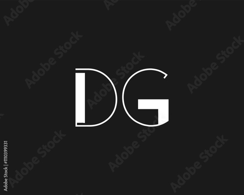 Creative letter DG logo design for company