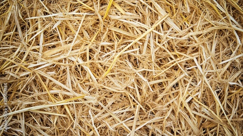 Wicker Straw Textured Background Close-Up