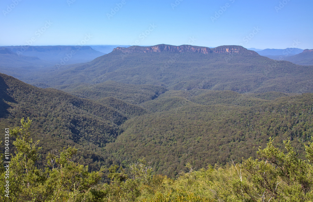 Mount Solitary in the Blue Mountains Mount Solitary in the Blue Mountains