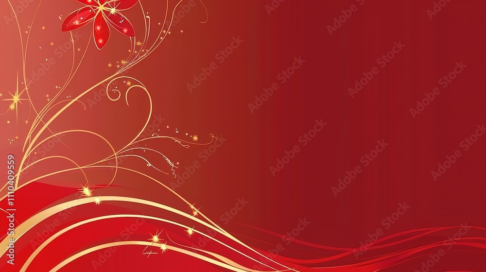 Red Christmas background Christmas element Red Christmas background Christmas element