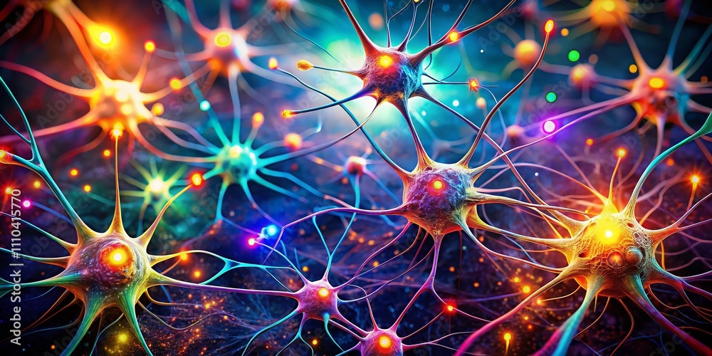 Surreal Representation of a Complex Neural Network: Vibrant Connections and Synapses Illuminating the Mind's Intricate Pathways Surreal Representation of a Complex Neural Network: Vibrant Connections and Synapses Illuminating the Mind's Intricate Pathways