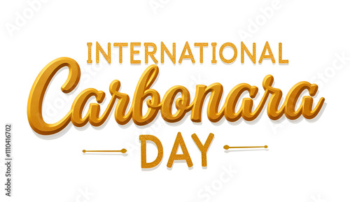 International Carbonara day ai gen