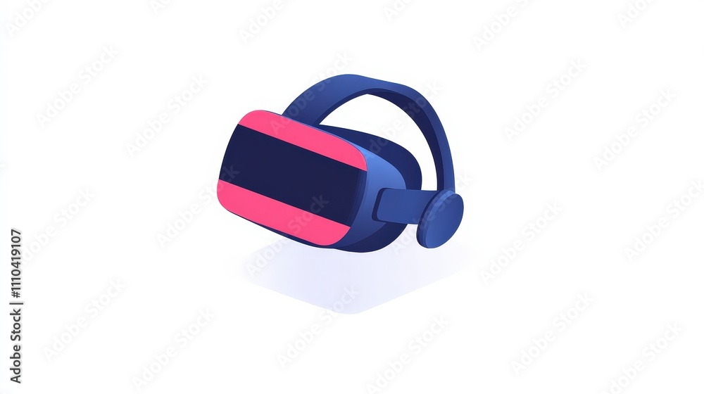 Vibrant Virtual Reality Headset for Immersive Gaming Experience Vibrant Virtual Reality Headset for Immersive Gaming Experience