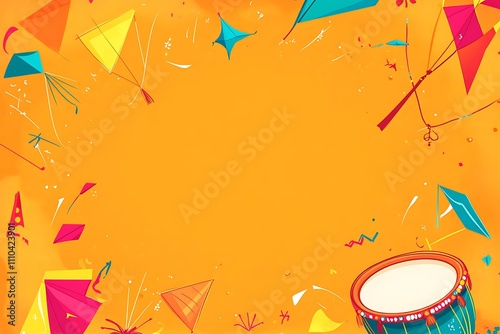 Bengali New Year, Pohela Boishakh Background Design Template, Nabo Borsho Design Illustration
