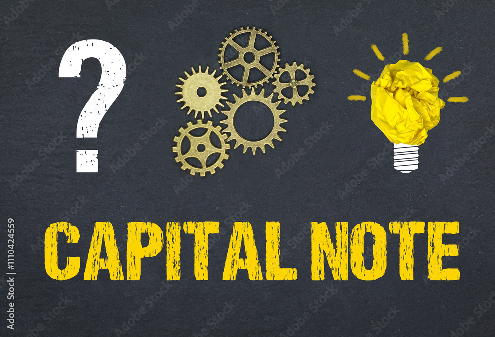 Obraz premium Capital Note