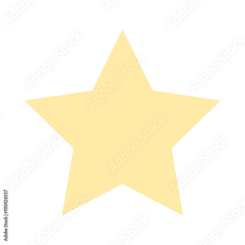 Sour Lemon Star on white background