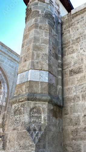 Torumtay Tomb, located in Amasya, Turkey, was built in the 13th century. It has a design like no other in Turkey. photo