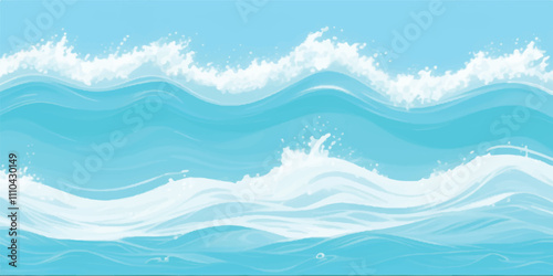 Transparent abstract soft green and blue abstract water color ocean wave texture background. Banner Graphic Resource as background for ocean wave and water wave abstract graphics	