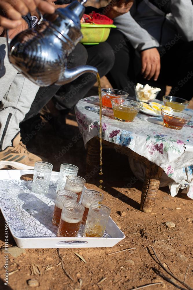 A Peaceful Tea Gathering in Amizmiz