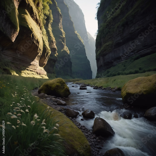 Schluchten - Ruhe und Kraft: Ein Fluss in der Schlucht