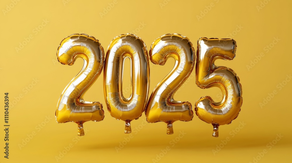 3D metallic balloon numbers 3D metallic balloon numbers