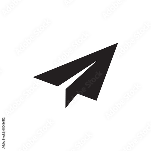 paper rocket icon 
