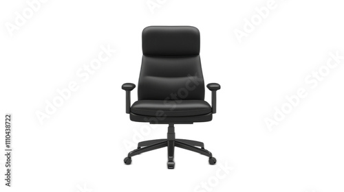 Modern Ergonomic Black Office Chair for Comfortable Workspace Setup