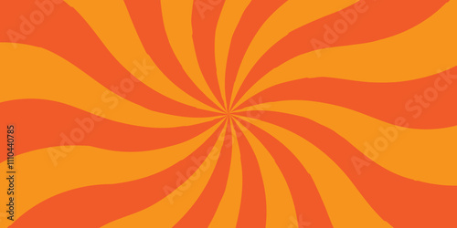 Vector sunburst pattern orange and red design. Vintage sunrays illustration swirl grunge backdrop line. sun beam vector banner design and comic burst gradient concept pattern.