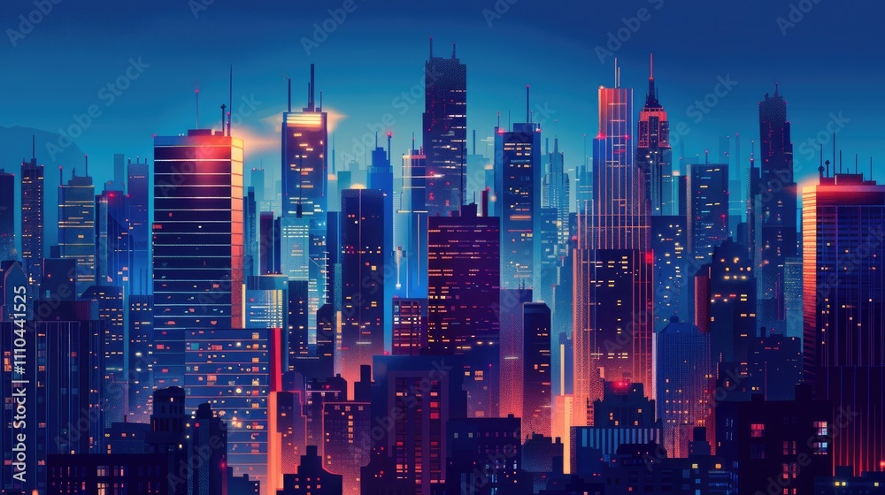 Fototapeta premium city at night